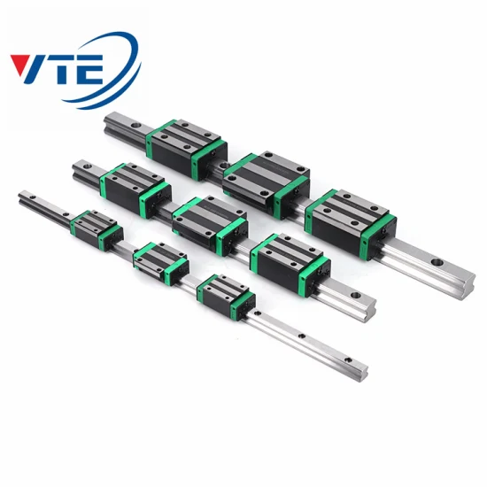 Factory CNC Machinery Ball Linear Guide with Customized Length Rails HGH20 HGH25 HGH30 35 40 45 50 55 60 65 Ca Cc Ha for THK Hiwin